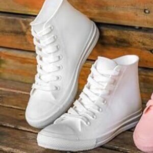 White Rubber Rain Boots